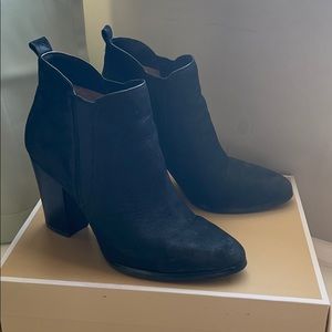 Michael Kors black heeled booties